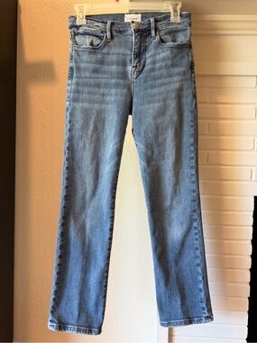Frame Denim Light Wash Le High Straight Leg Jeans 26